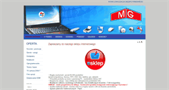 Desktop Screenshot of mgkrakow.pl