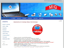 Tablet Screenshot of mgkrakow.pl